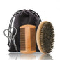 Boar Bristle Wood Beard Brush Kits