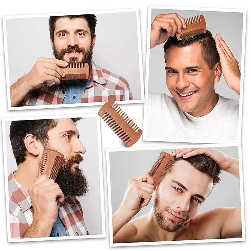 Men's Wooden Beard Comb