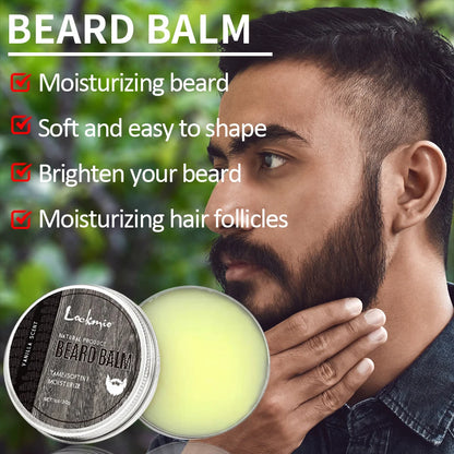 LOCKMIO Men's Whiskers Balm & Oil Vanilla Scent