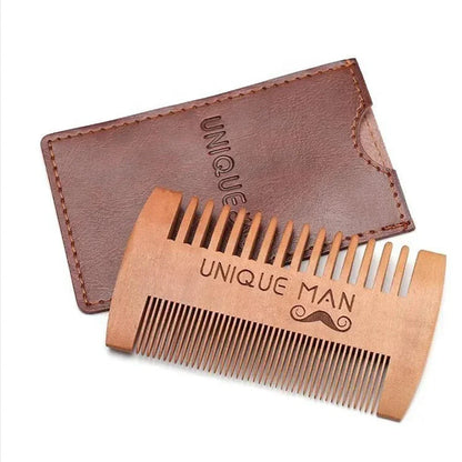 Men's Wooden Beard Comb