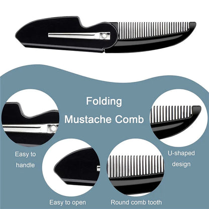 Portable Unscented Beard & Mustache Comb