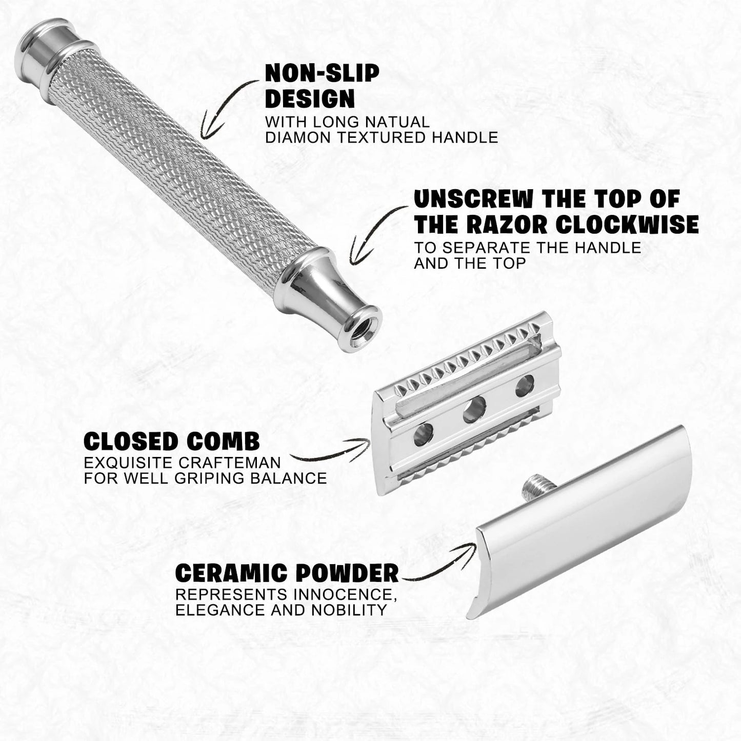 Premium Single Blade Safety Razor