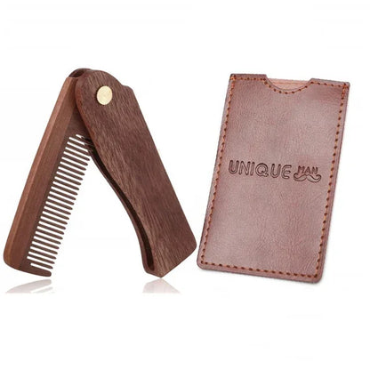 Men's Wooden Beard Comb