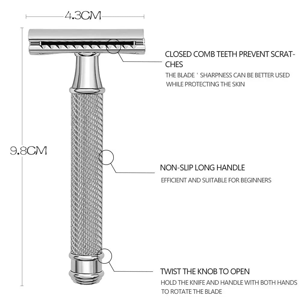 Premium Single Blade Safety Razor