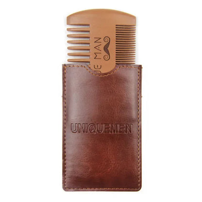 Men's Wooden Beard Comb