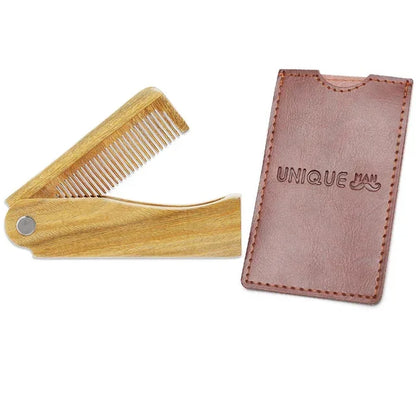 Men's Wooden Beard Comb